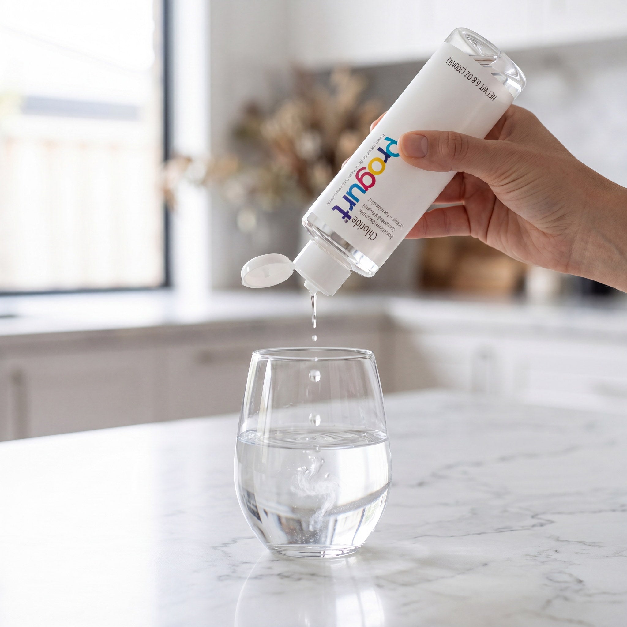How to use Chloride — dosed into a glass of water