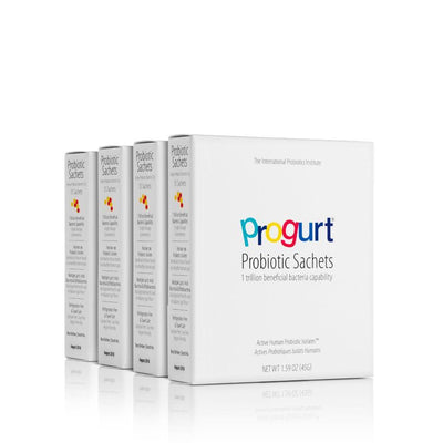 Progurt Probiotic Sachets 60-Pack box, side view