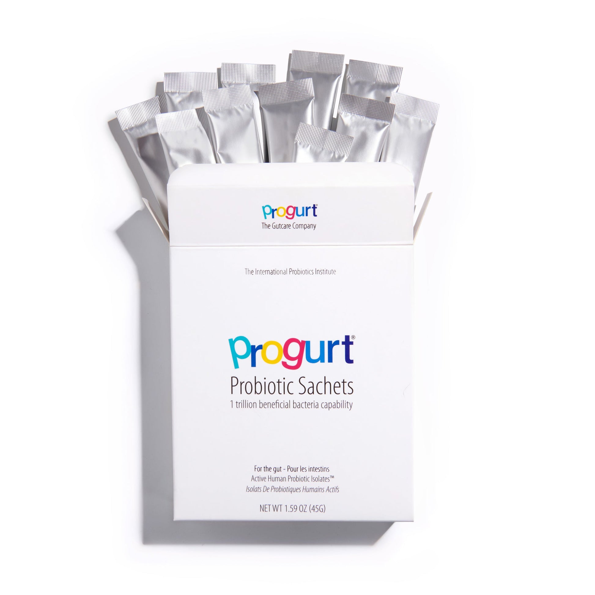 What's inside the Progurt Probiotic 15-Pack — the sachets