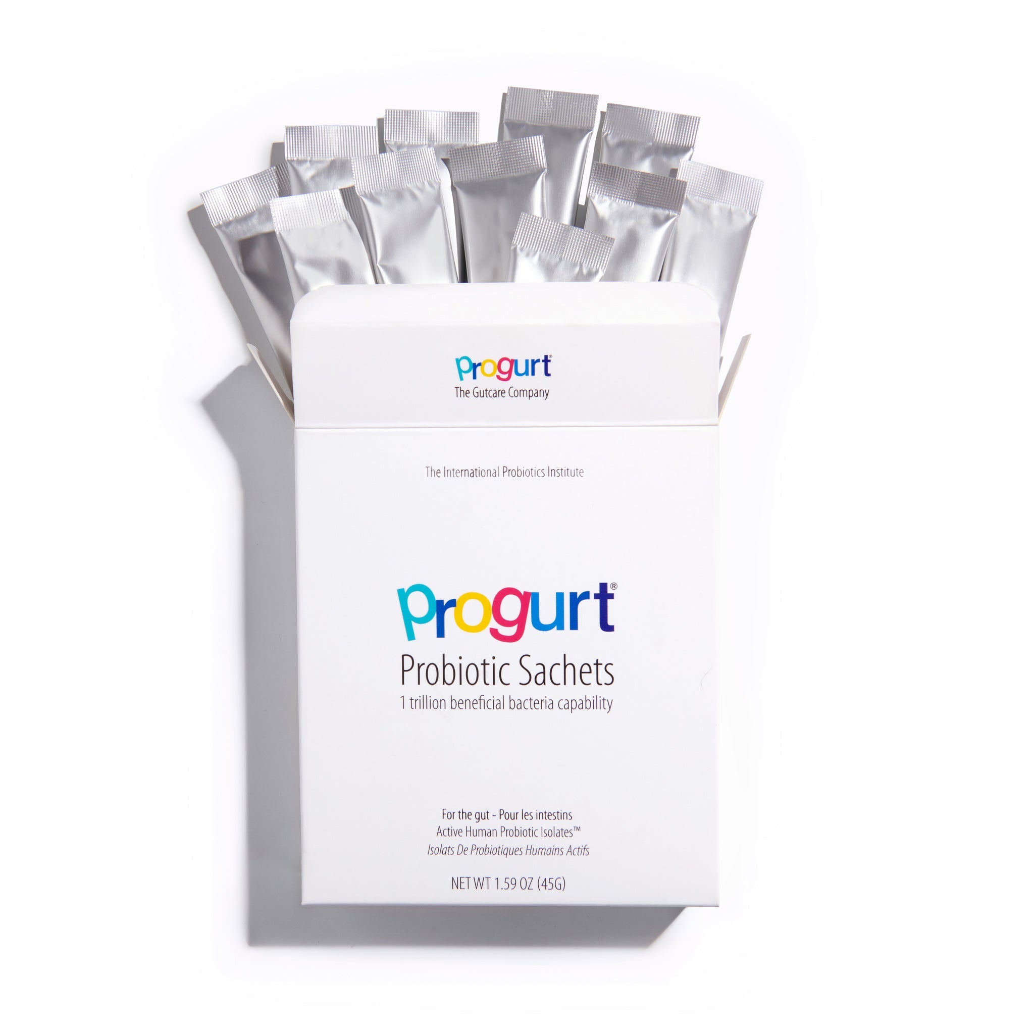 What's inside the Progurt Probiotic 15-Pack — the sachets